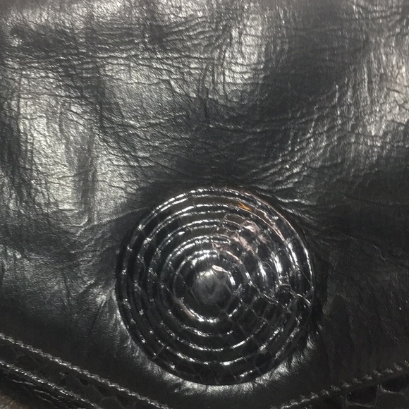 COLLINS Leather Clutch Handbag Famous for Quality Design and Construction - Picture 5 of 16